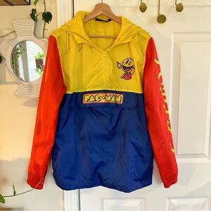 vintage pacman rain anorak